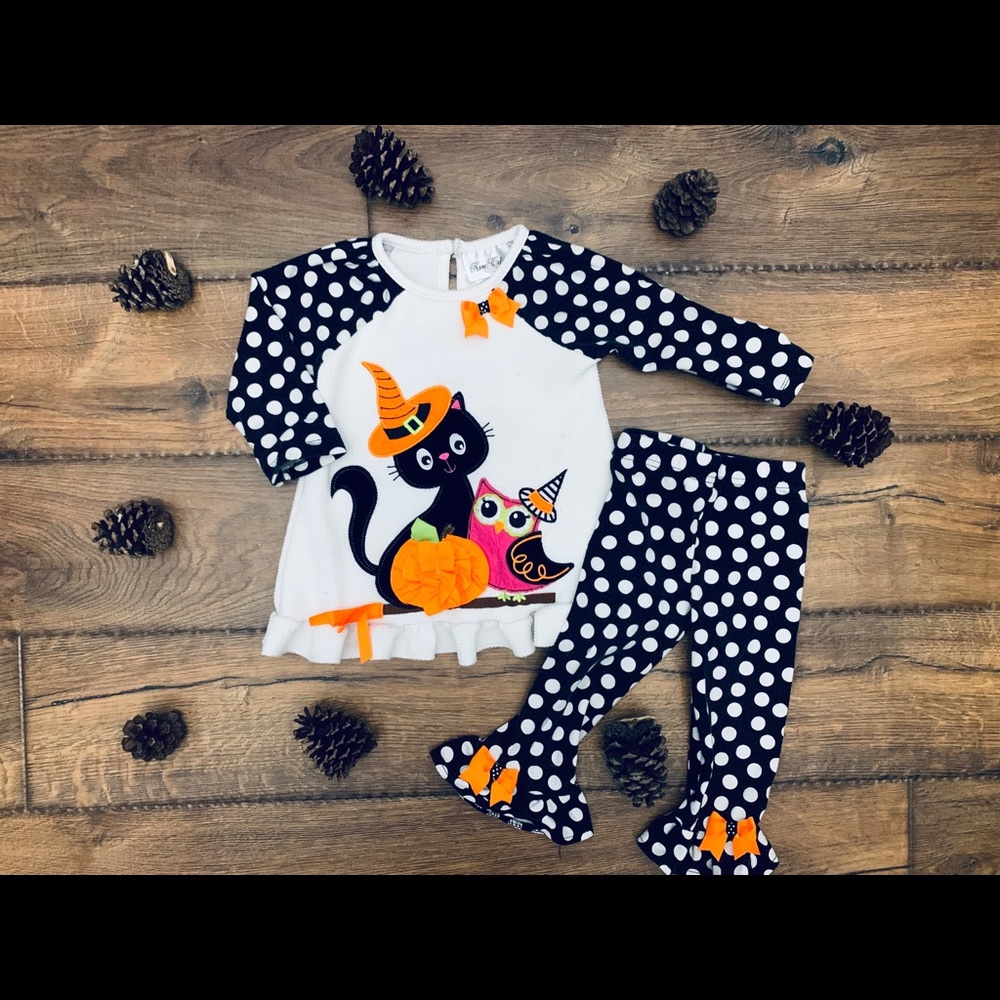 Girls size 12-18 month Halloween boutique outfit